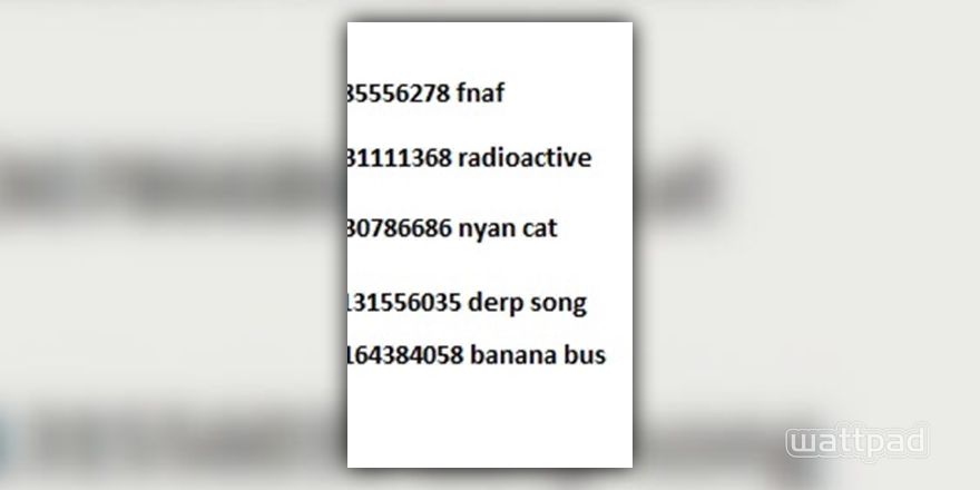 Roblox Song Ids Song Ids Wattpad - roblox music codes nyan cat