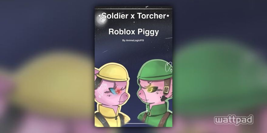 Roblox Piggy Soldier X Torcher Golden Tears Wattpad - how to walk backwards in roblox piggy