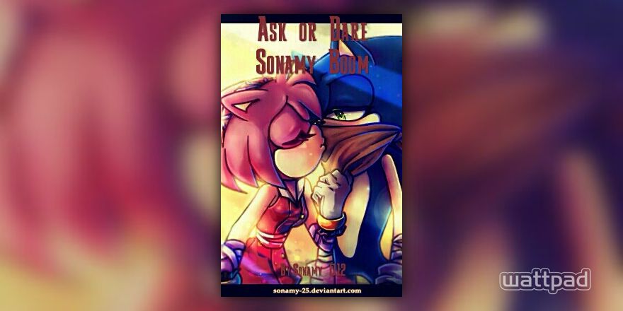 Ask The Sonic Characters Dares - SonAmy Kiss?! - Wattpad